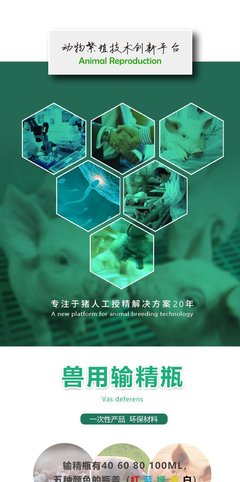 世博豬用輸精瓶 高效人工受精的關鍵工具